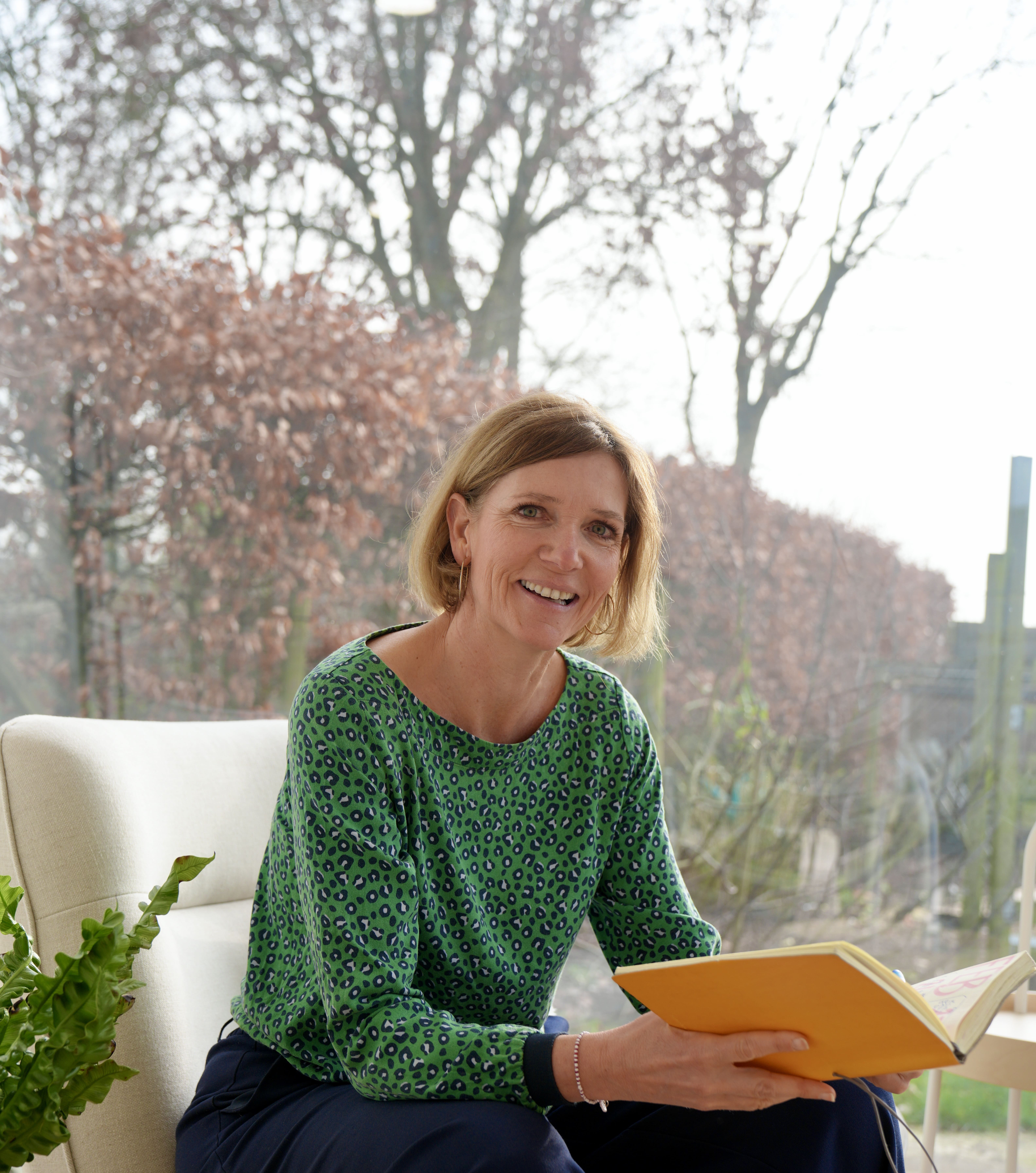 Claire in gesprek