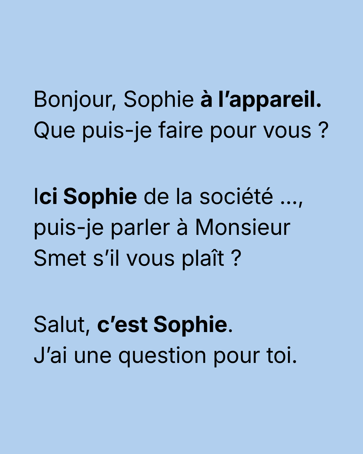 La Minute Claire