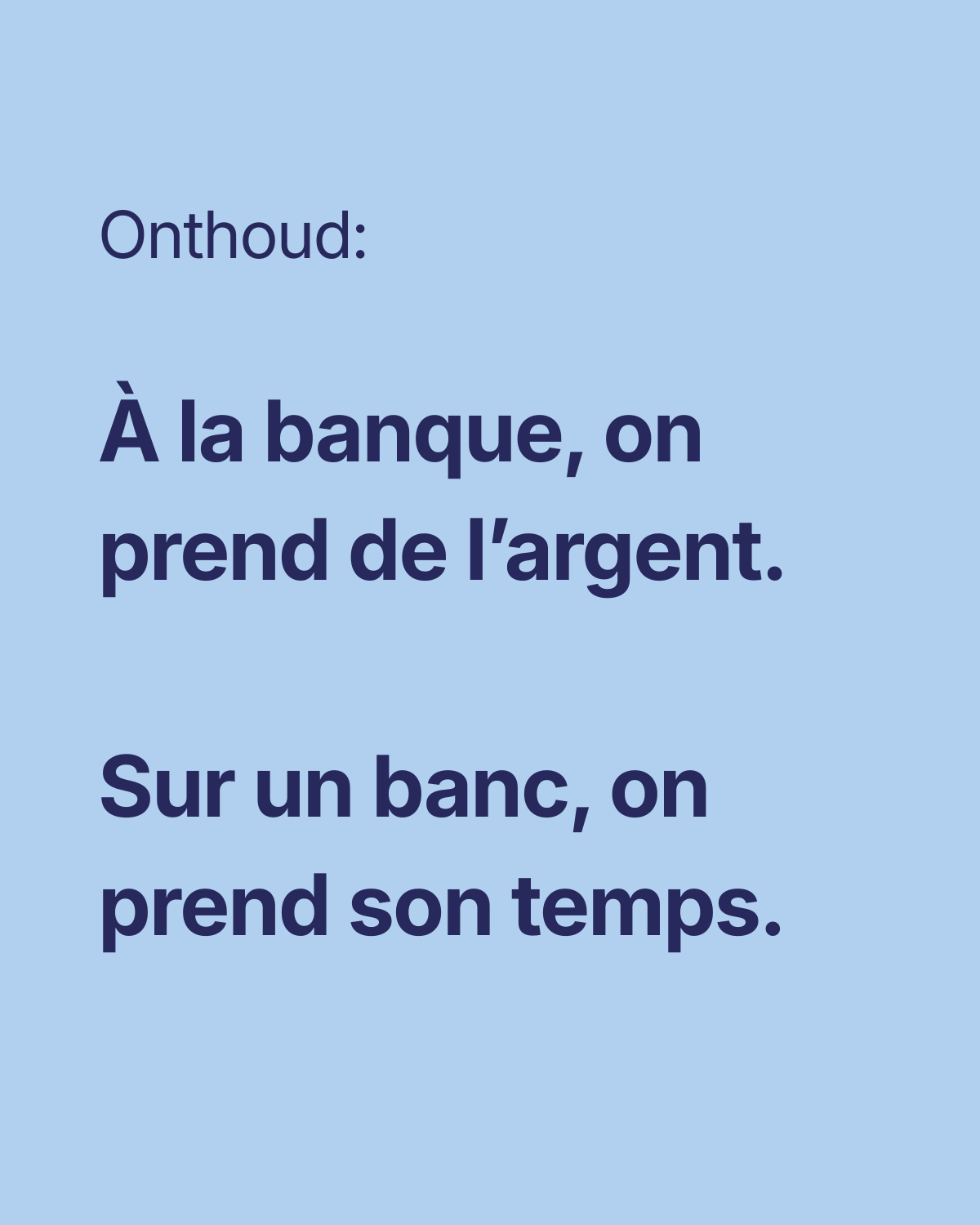 La Minute Claire