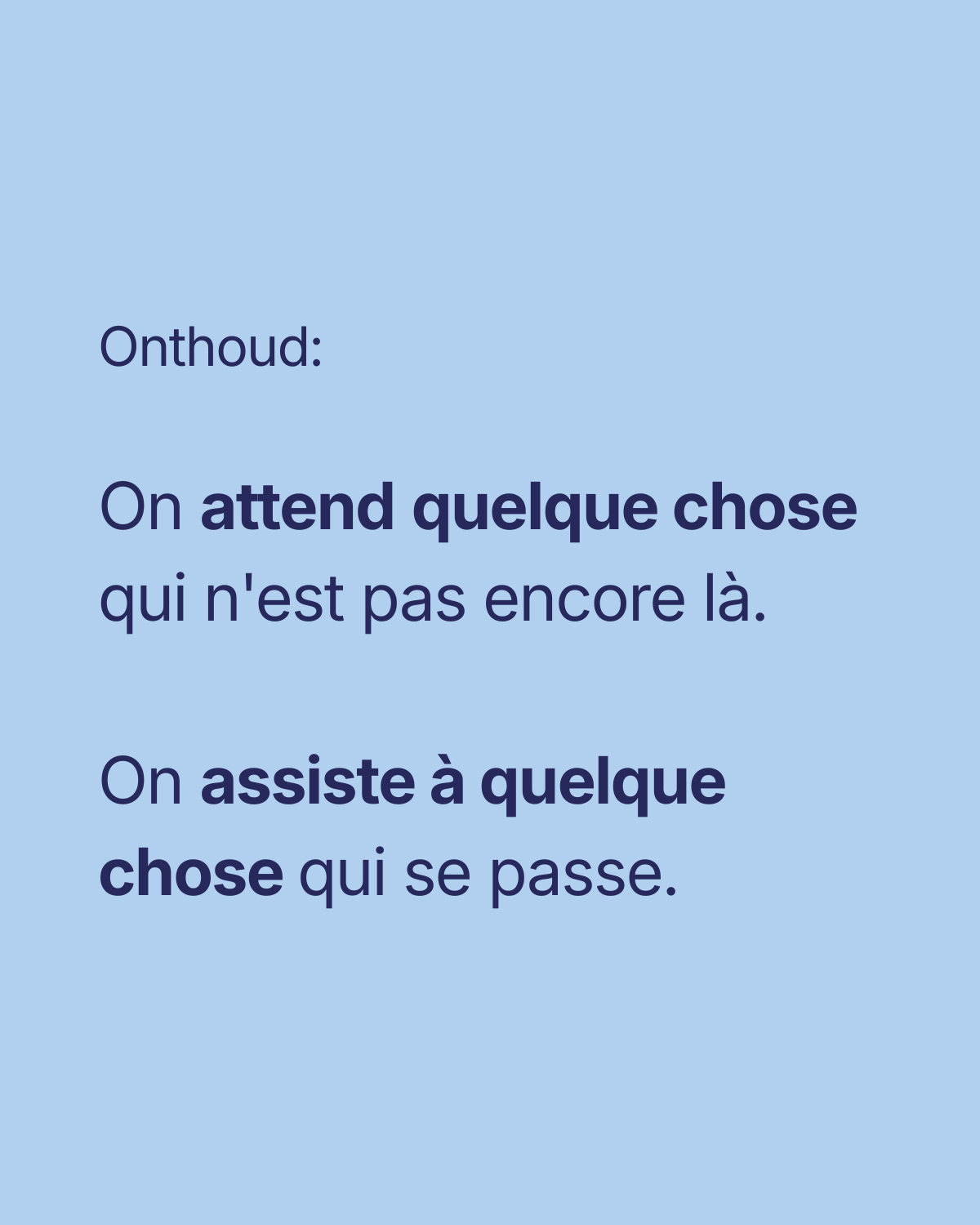 La Minute Claire