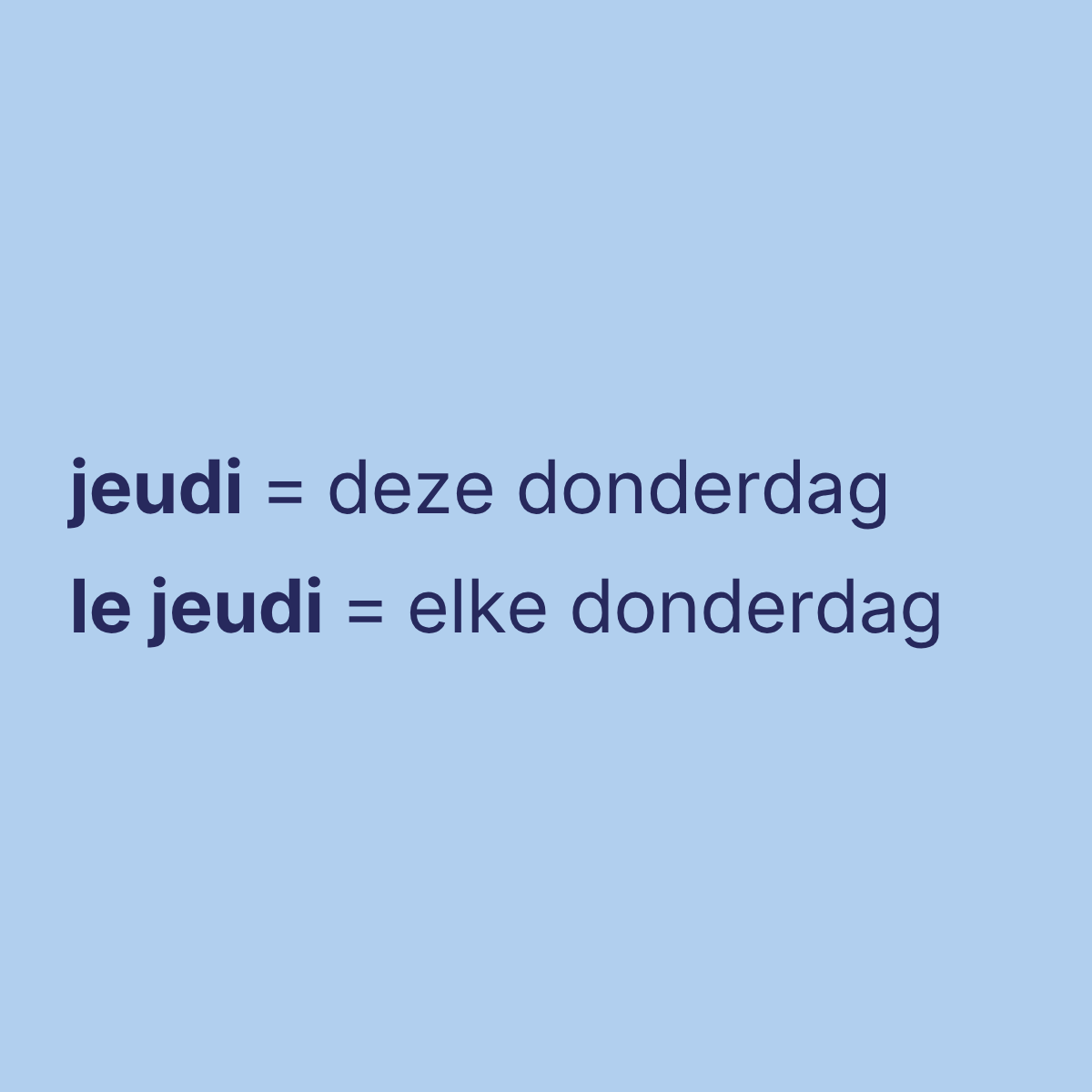 La Minute Claire